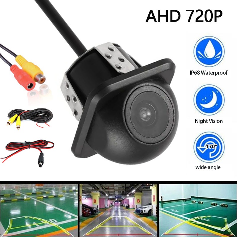 Camera quan sát phía sau ahd 720p camera quan sát ban đêm camera ô tô góc rộng camera dự phòng chiếu hậu