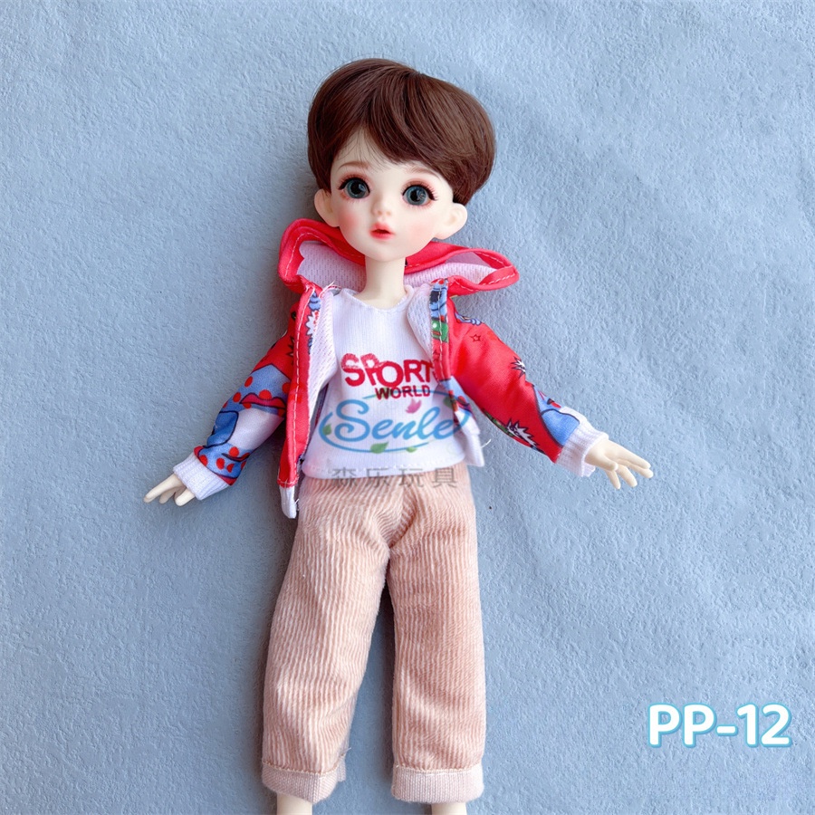 Bjd 30 cm quần áo búp bê bé trai mới búp bê đẹp trai bộ giản dị unisex quà tặng nam và nữ