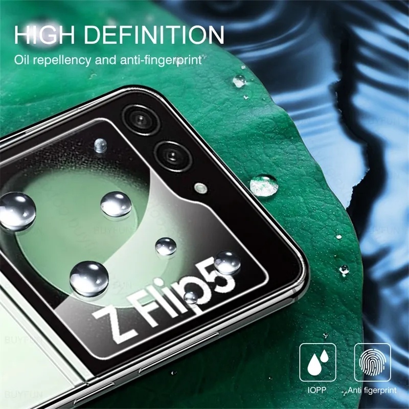 Hydrogel soft Film big Screen Film + Tempered Glass small screen Film + Camera Lens Protective film for Samsung Galaxy Z Flip 5 zflip5 flip5 5G