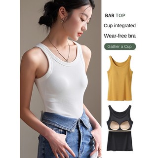 Dài / ngắn s-xl chất lượng cao tank top áo ngực đệm Áo hai dây yoga cổ tròn cổ ngắn crop top