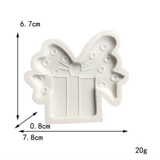 Khuôn Silicon Hộp Nơ Quà 7.8cm