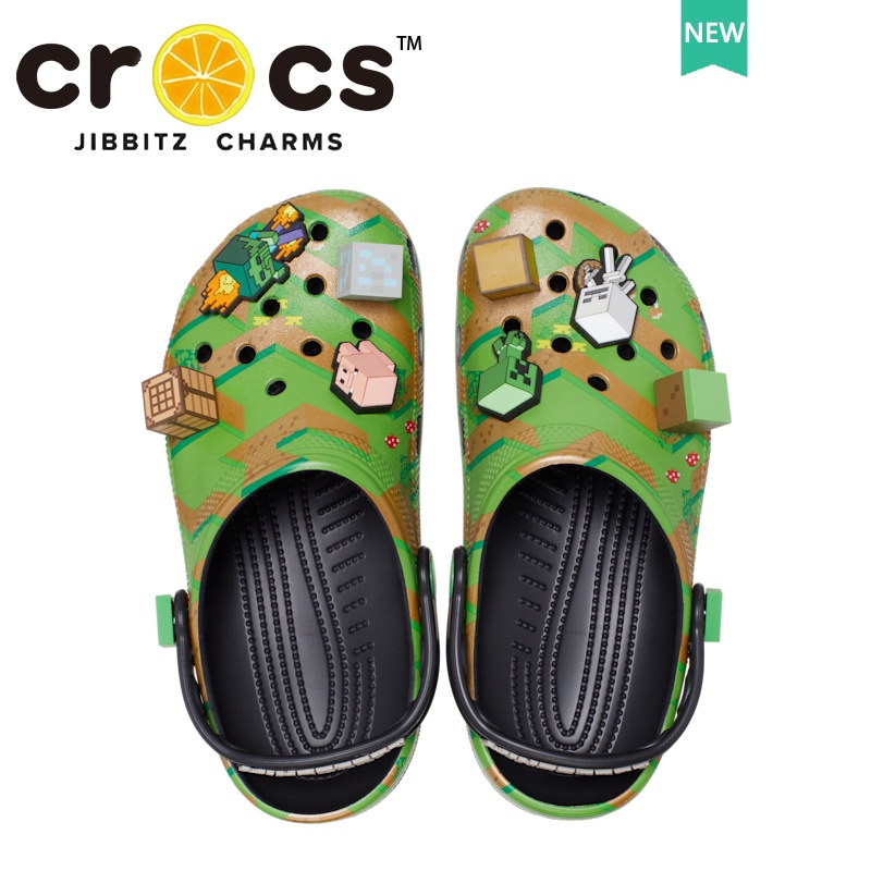 Dép trẻ em Crocs kids minecraft elevated clog dép chống trượt sandal đi biển#208473