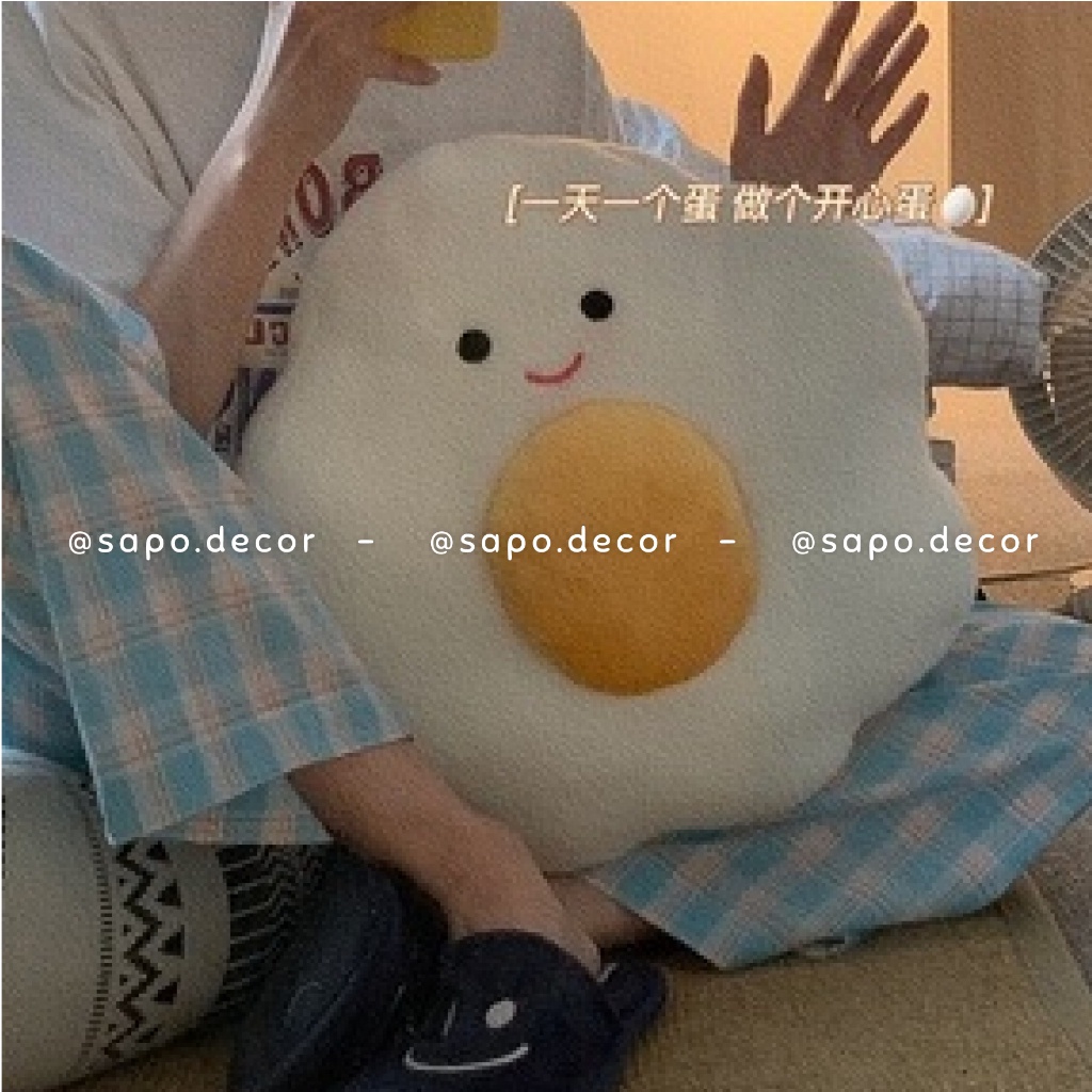 Gấu bông hình trứng ốp la và bánh Sandwich, thú nhồi bông dễ thương - Sapo Decor 77