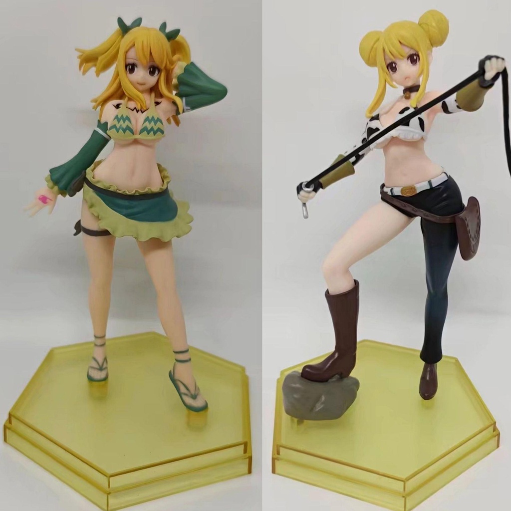Fairy tail dx-2 taurus lucy whip bảo bình trang trí búp bê mô hình hình đóng hộp