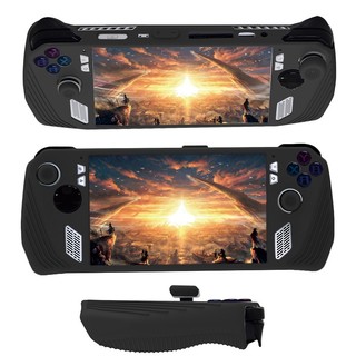 Đối với asus rog ally game console case soft silicone protection cover anti-scratch protector shell sleeve and two thumb grip caps phụ kiện trò chơi