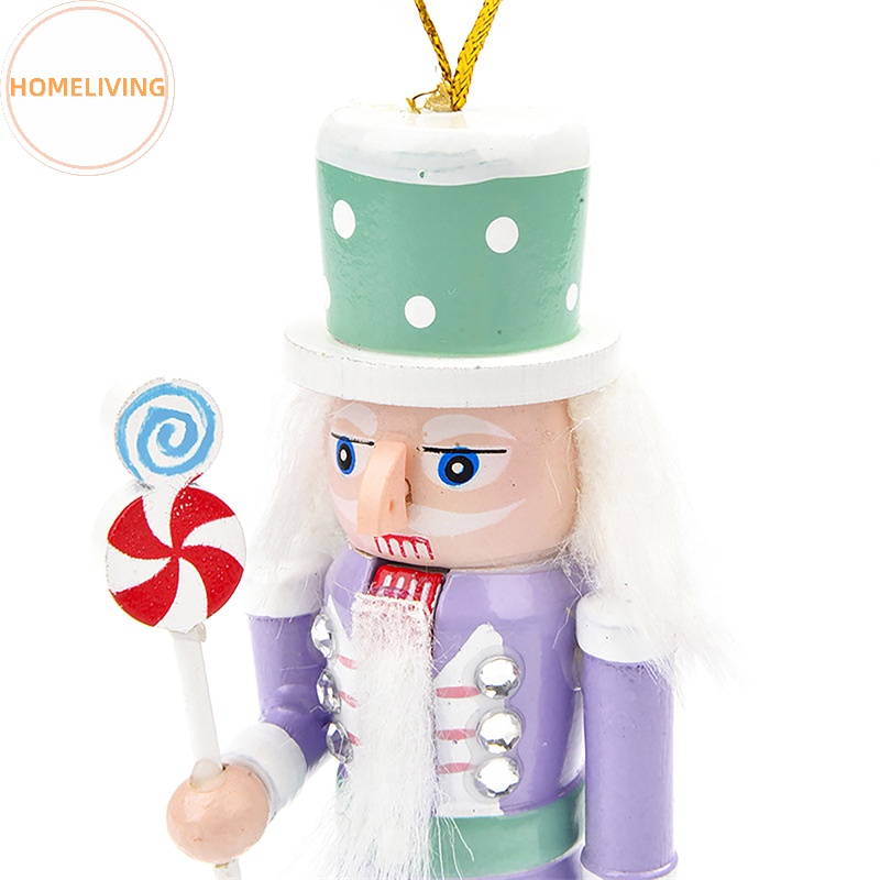 Homeliving cartoon walnuts soldiers band dolls miniatures 12.5cm nutcracker puppet đồ trang trí trang trí máy tính để bàn đồ dùng tiệc giáng sinh vn