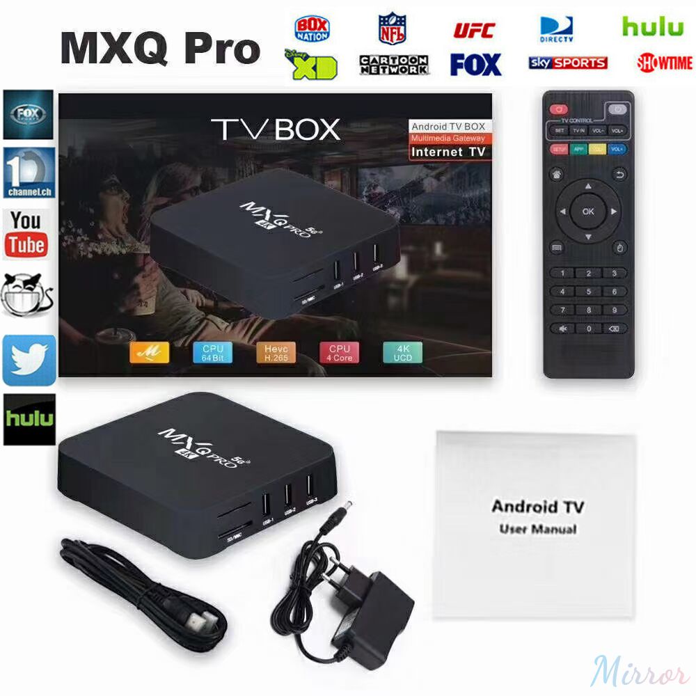 ♕ Tv Box Mxqpro Tv Box Smart Tv Case Độ nét cao 4k Android Stb Smart Tv Box Hd Player 8gb Bộ nhớ gốc