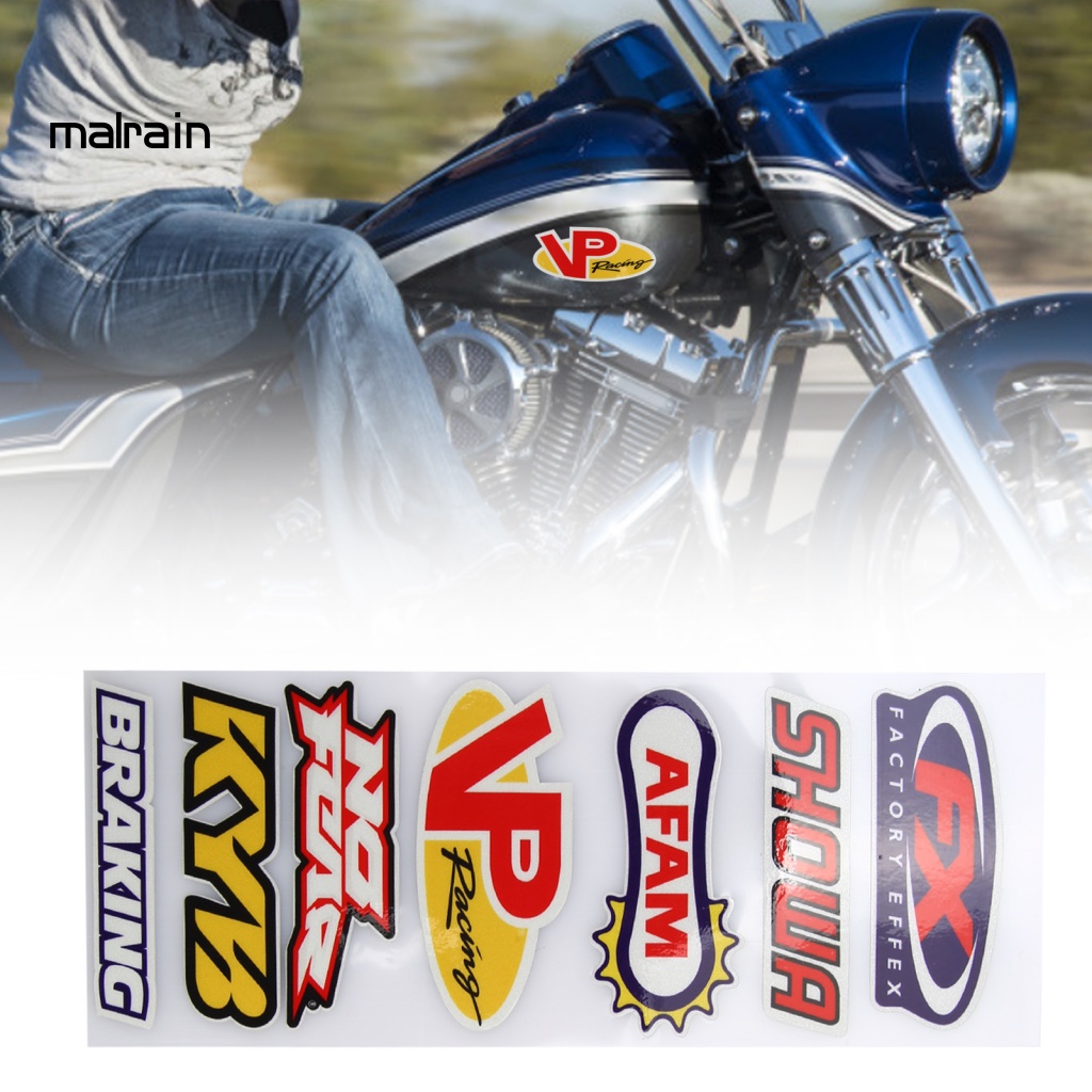 Bộ 5 Miếng Dán Trang Trí Xe Mô Tô Dễ Tháo Gỡ DIY