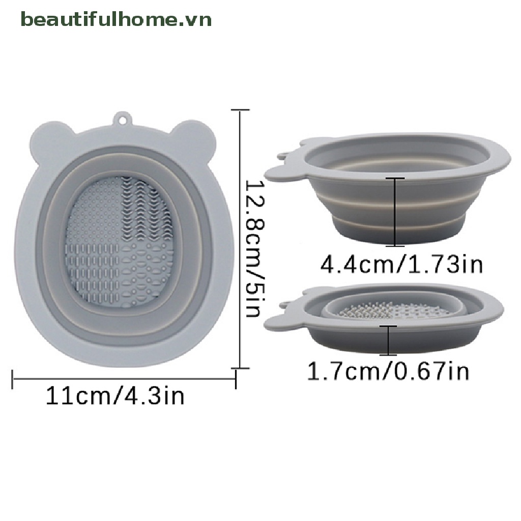 Miếng Silicone Vệ Sinh Cọ Trang Điểm DIY Tiện Dụng