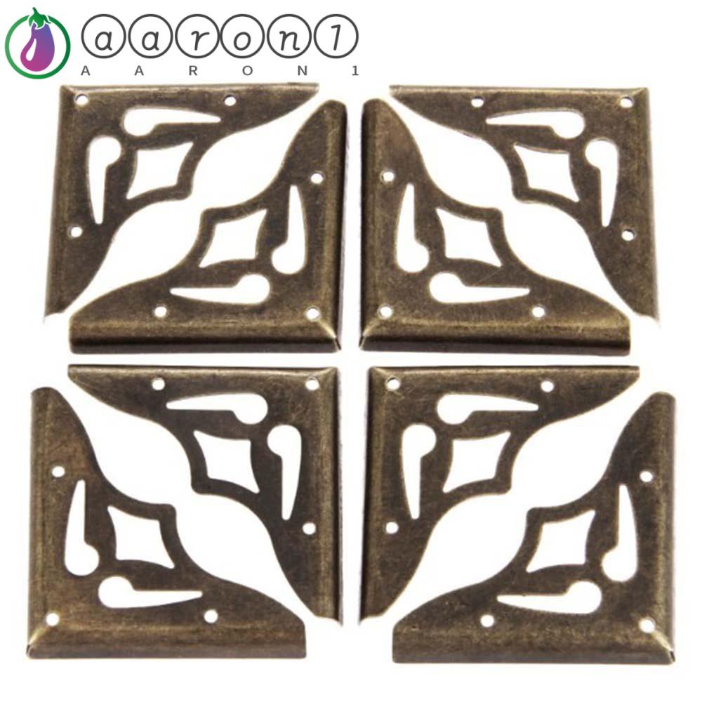 Aaron1 Bộ 20 Miếng Bọc Bảo Vệ Góc Cạnh Bàn Gỗ Bằng Kim Loại Phong Cách Cổ Điển