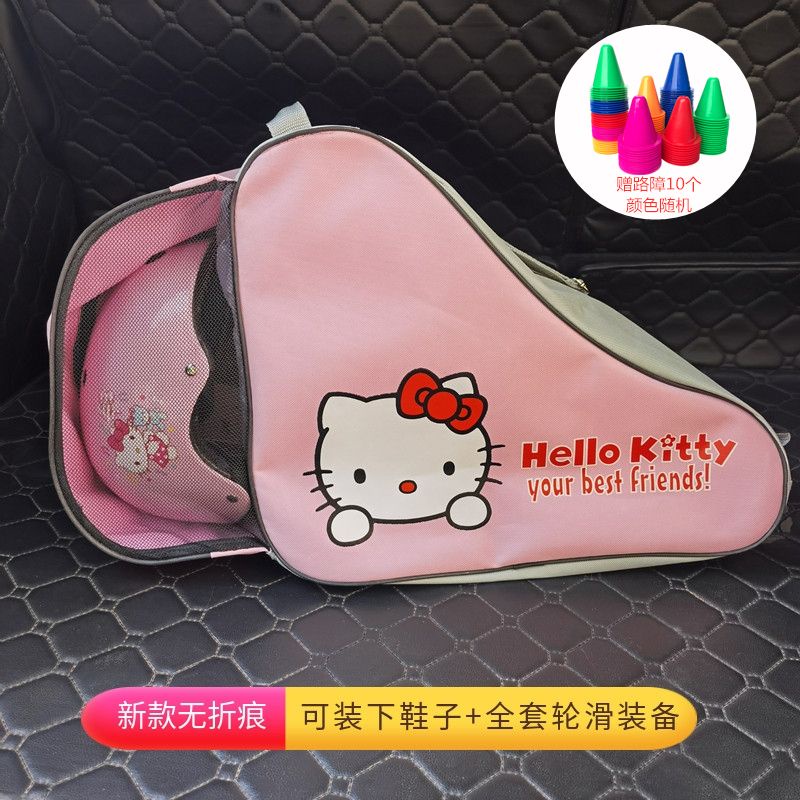 Disney Túi Cuộn Đựng Giày Trượt Patin Hình Hello Kitty Cho Bé
