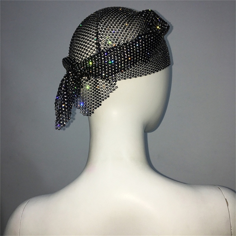 Khăn Trùm Đầu Đính Đá Thời Trang Cho Nữ