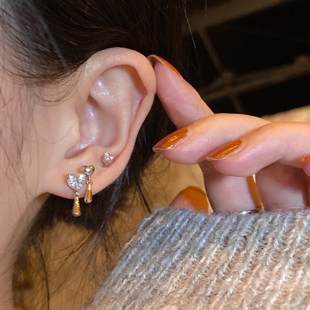 Set 6 Khuyên Tai Hình Bướm Cao Cấp Phong Cách Mới Quyến Rũ Dành Cho Nữ