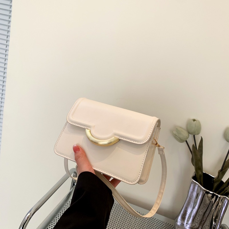 Túi Đeo Chéo Mini Màu Trơn Thời Trang Mùa Xuân 2023 Dành Cho Nữ