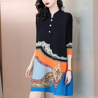 Đầm Dáng Rộng Xếp Ly Cỡ Lớn Thời Trang Mùa Xuân Hàng Mới Dành Cho Bạn Nữ 2023-03 - 23