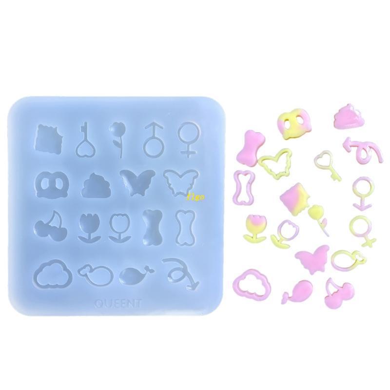 Khuôn Silicone Đổ Resin Làm Trang Sức DIY