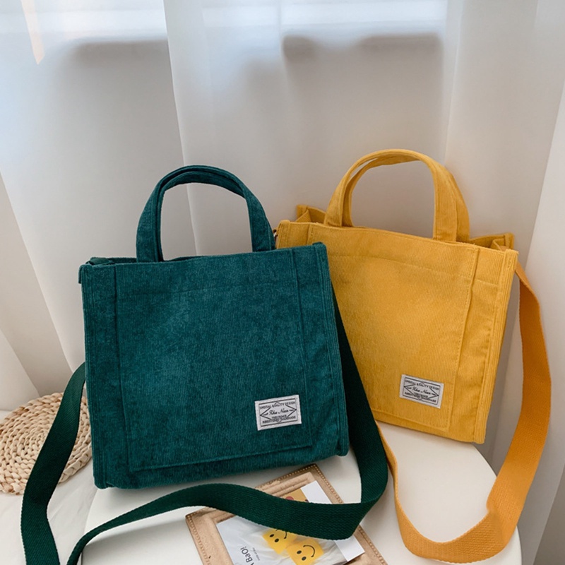 Túi Xách Nữ Vải Canvas Kiểu Dáng Retro Thời Trang Cá Tính