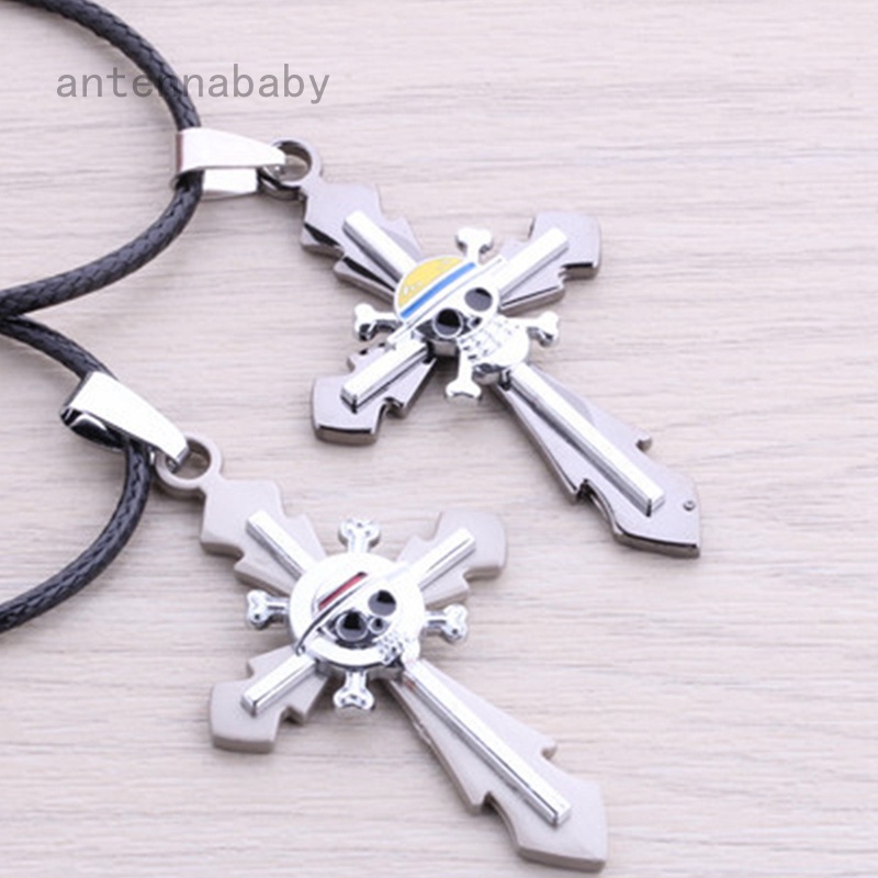 Vòng cổ Mặt Chữ Thập Logo One Piece Độc Đáo