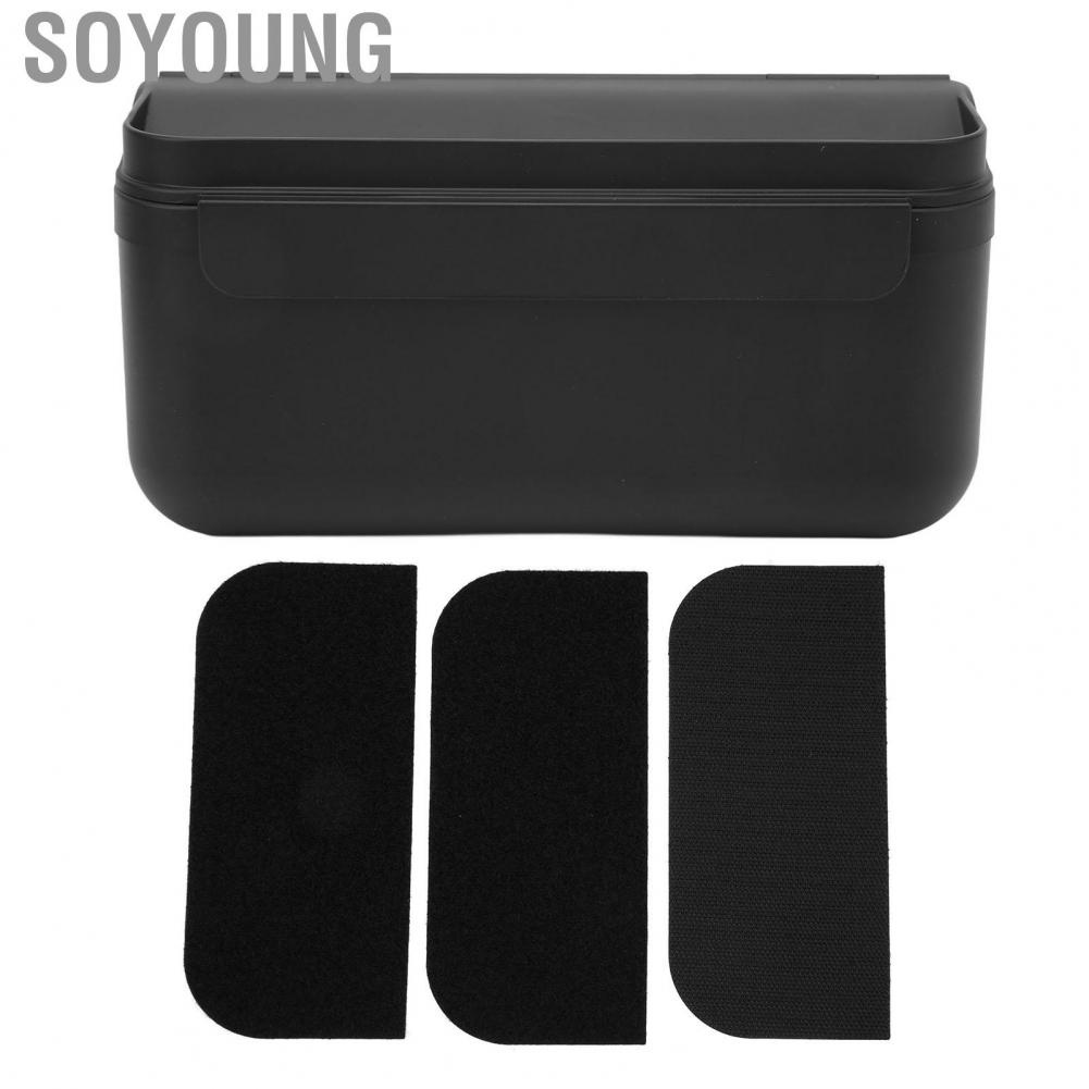 Soyoung Center Console Side Organizer Neat Storage Easy Access Black Portable Replacement for Tesla Model 3 Y