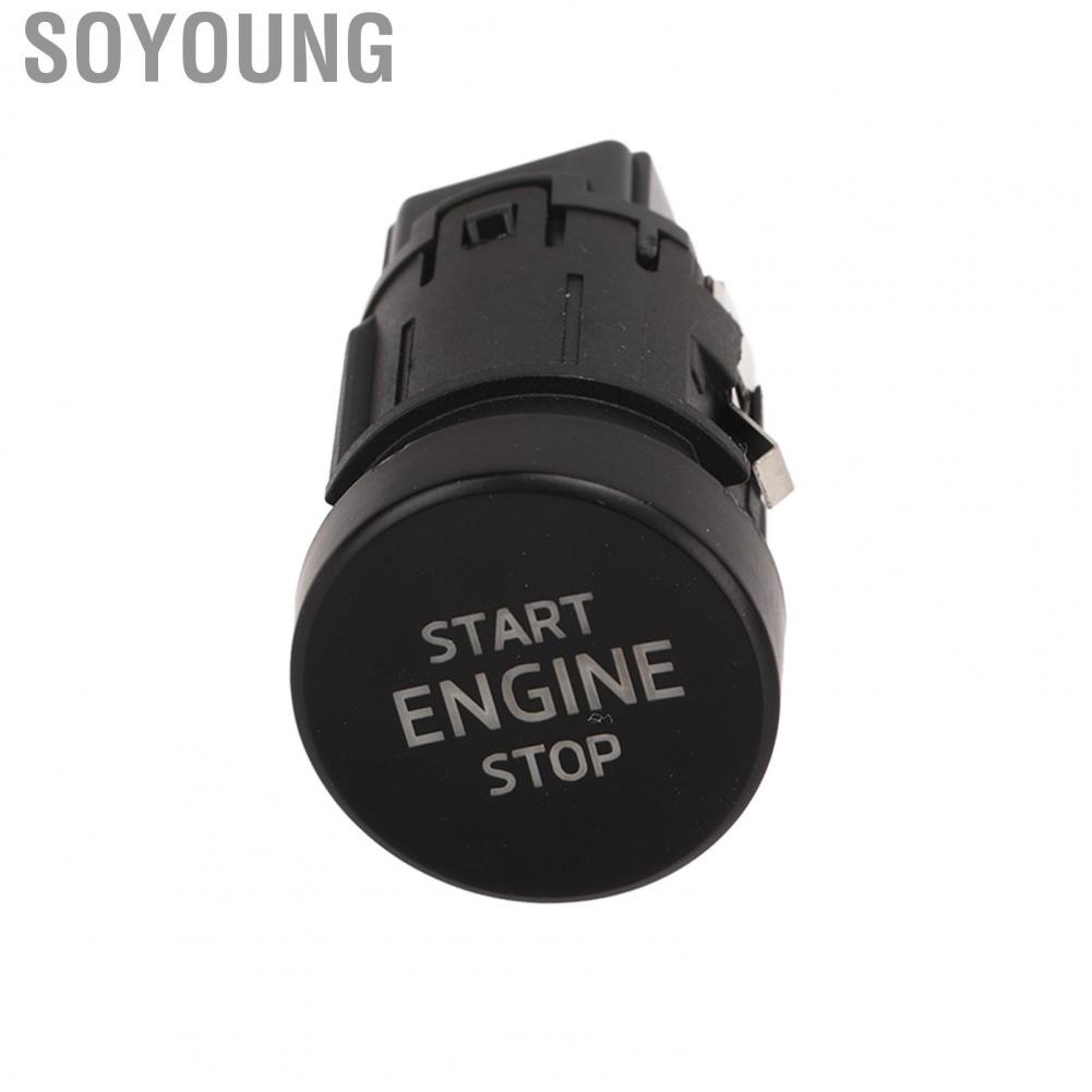Soyoung Engine Start Stop Control Switch Button  Perfect Fit Fade Proof 5E0905217 Impact Resistance for Fabia