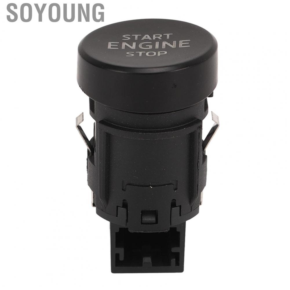 Soyoung Engine Start Stop Control Switch Button  Perfect Fit Fade Proof 5E0905217 Impact Resistance for Fabia