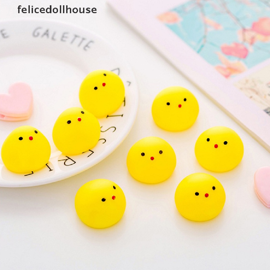 1 Đồ Chơi Mochi Giảm Căng Thẳng Hình Gà Ngộ Nghĩnh