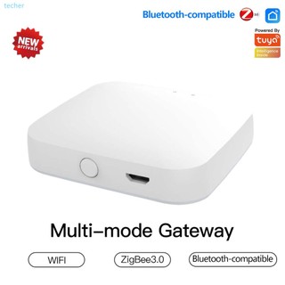 Tuya zigbee gateway 3.0 hub cổng thông minh cầu nối từ xa không dây cho gia đình ứng dụng cuộc sống thông minh hoạt động với alexa home techer