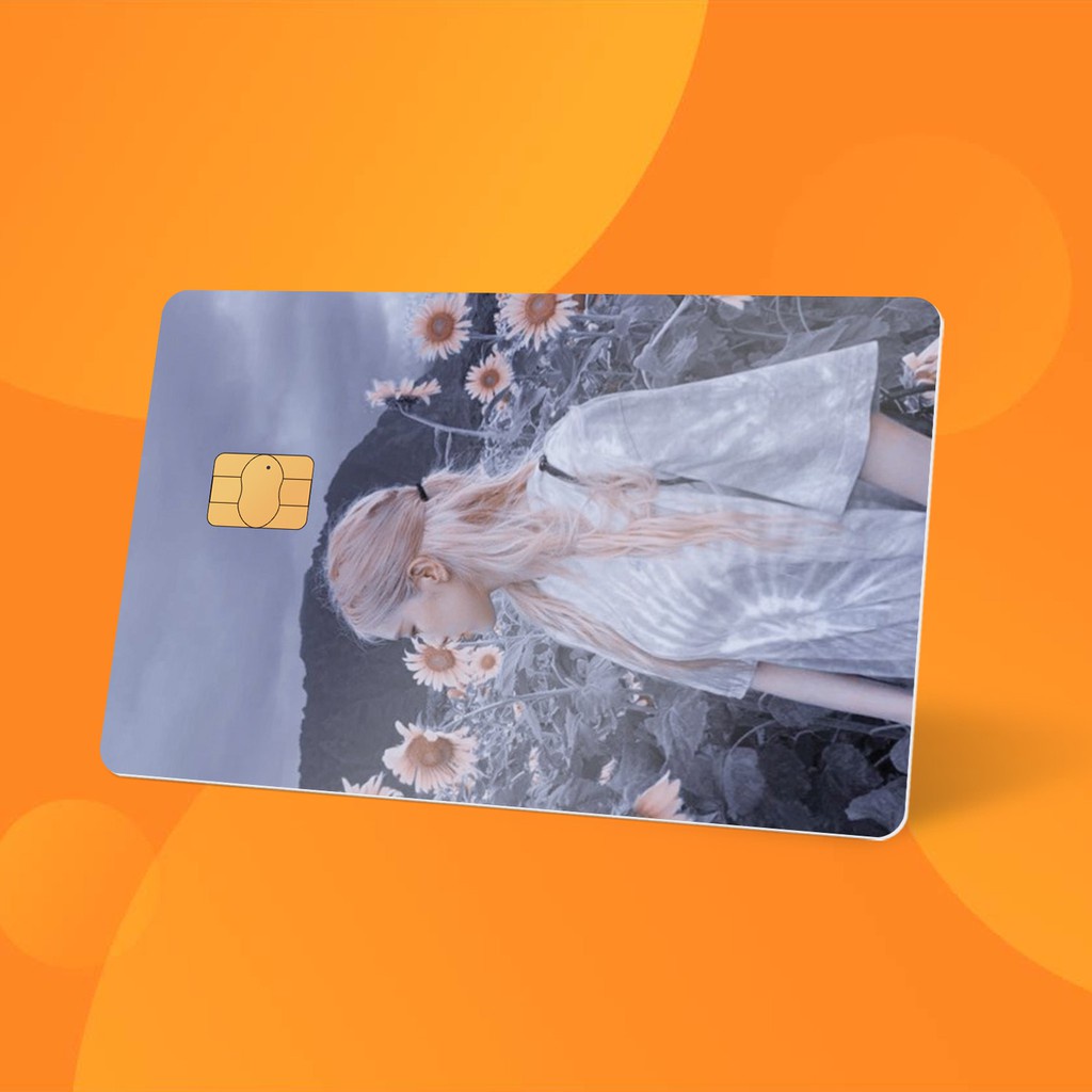 Miếng Dán Thẻ Card ROSE BLACK PINK | SKIN ATM, Thẻ Chung Cư Trang Trí - Chất Liệu Decal Vinyl Chống Nước