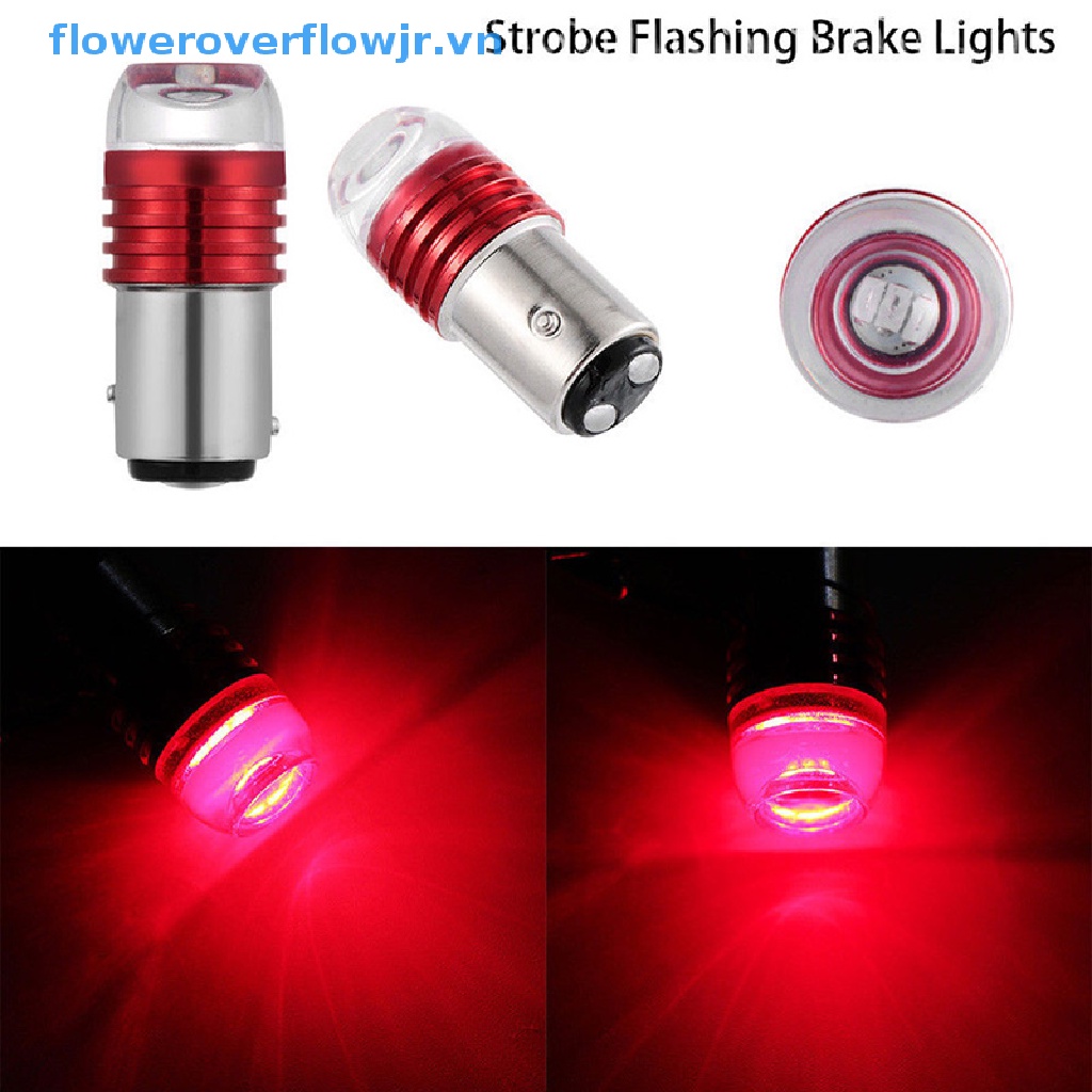 Set 2 Đèn Led Báo Tín Hiệu Phanh Thắng Gắn Đuôi Xe 1157 BAY15D P21 / 5W