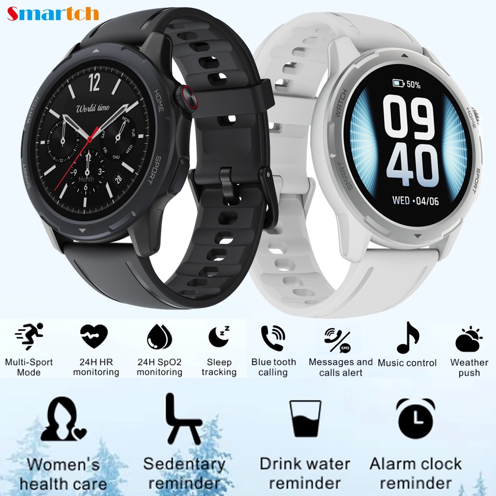 Đồng Hồ Thông Minh 2023 New 1.32 "Theo Dõi Sức Khỏe Và Phụ Kiện