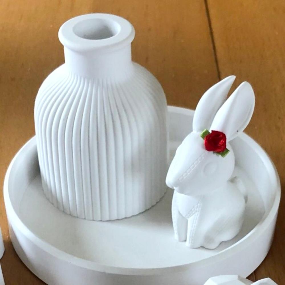 Khuôn Silicone Làm Chậu Hoa Epoxy Sáng Tạo DIY