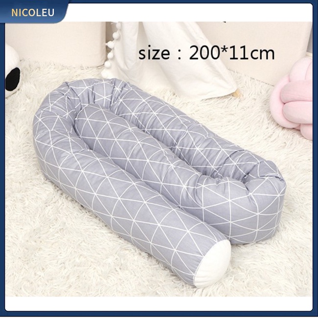 Đồ Chơi Nhân Vật Nicoleu | Đệm Chắn Thành Giường Chất Liệu Cotton Mềm Mại Chống Va Chạm Cho Bé