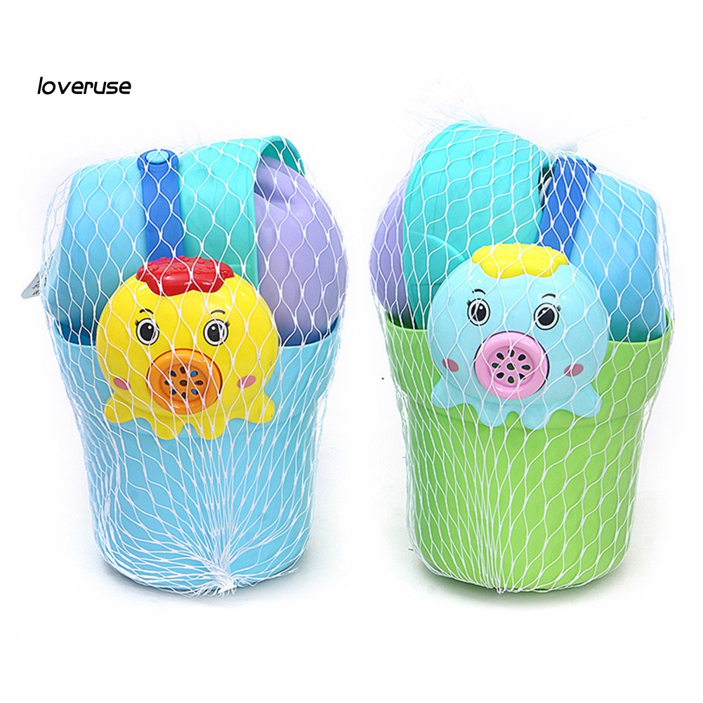 Bộ 4 Món Đồ Chơi Xẻng Xúc Cát Ngoài Trời / Đi Biển Mùa Hè Cho Bé