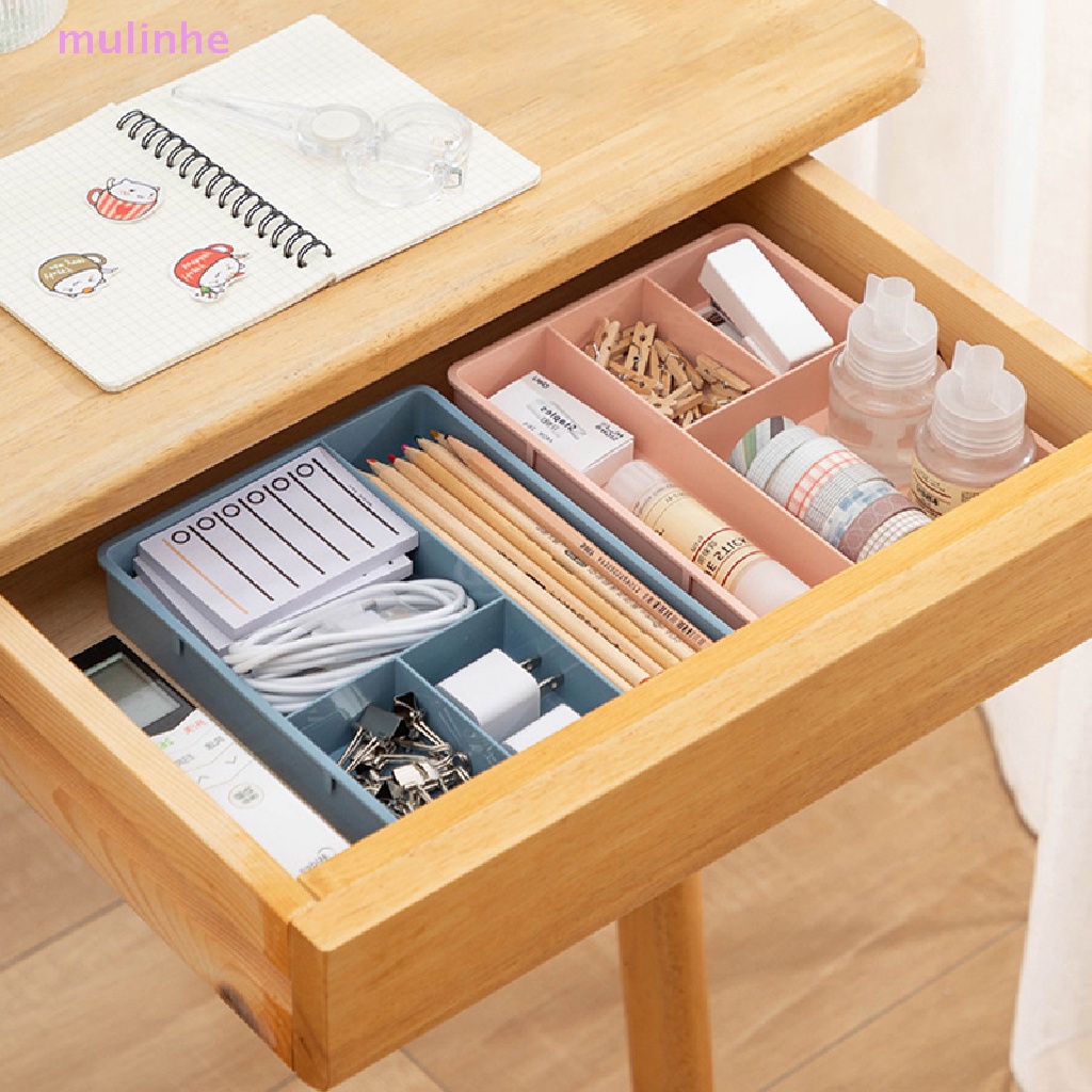 Hộp Đựng Đồ Dùng Để Bàn Chia Ngăn Tiện Lợi