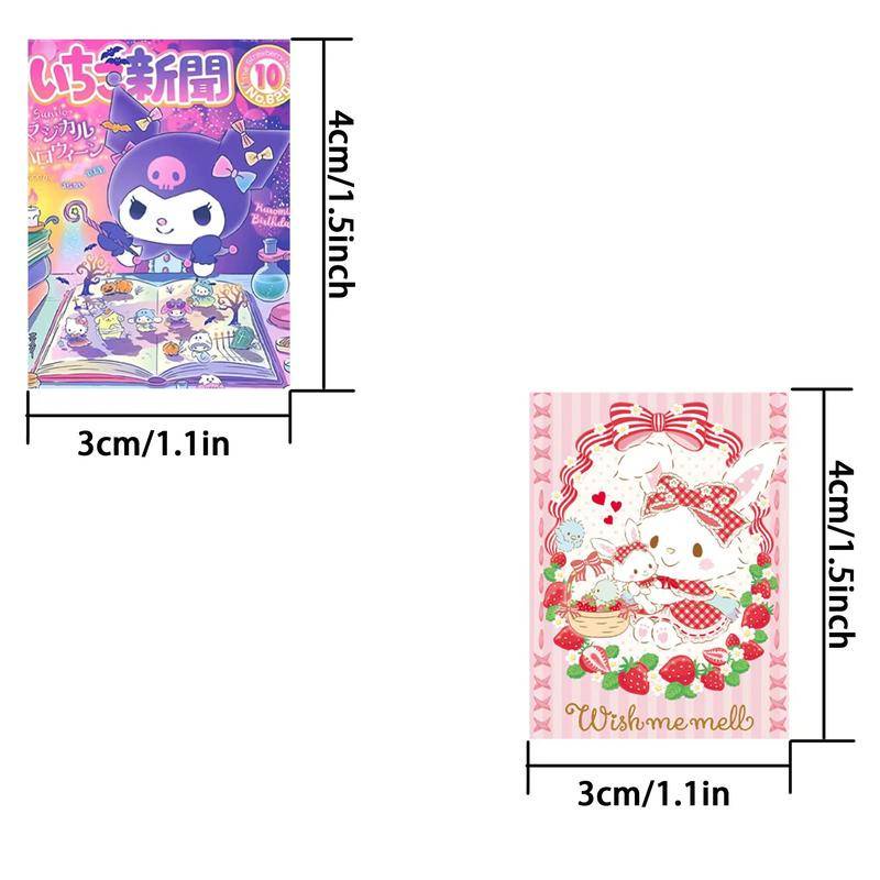SANRIO Cuộn 500 Sticker Hoạt Hình My Melody Cinnamoroll Kuromi Dán Trang Trí Laptop