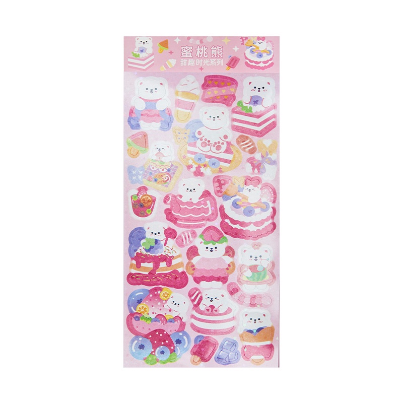 Miếng Dán Trang Trí Sổ Tay Họa Tiết Hoạt Hình Dễ Thương Cho Bé Gái