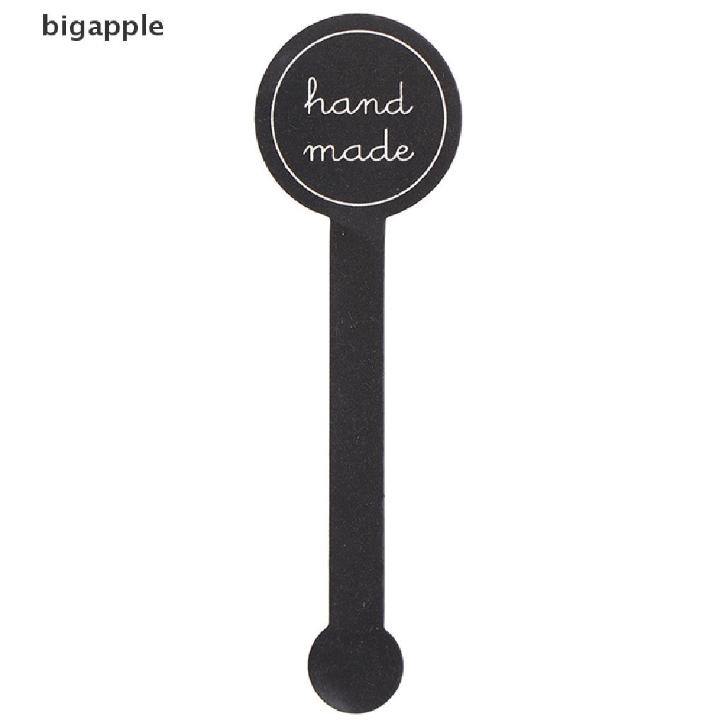 Cuộn 50 Sticker &quot;Hand Made&quot; Dán Trang Trí Túi Quà Màu Đen