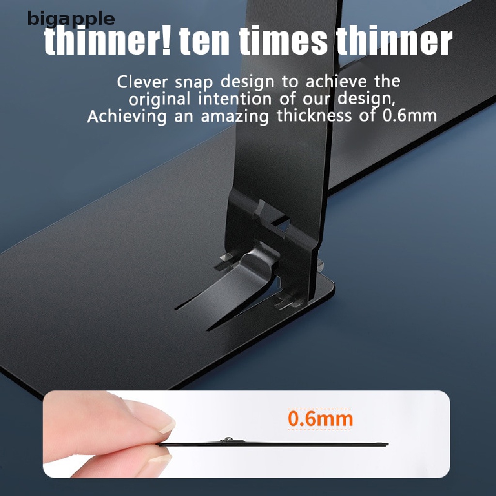 Bigapple Giá Đỡ Điện Thoại Bằng Kim Loại Siêu Mỏng Để Bàn Vô Hình Có Thể Điều Chỉnh Được RDG