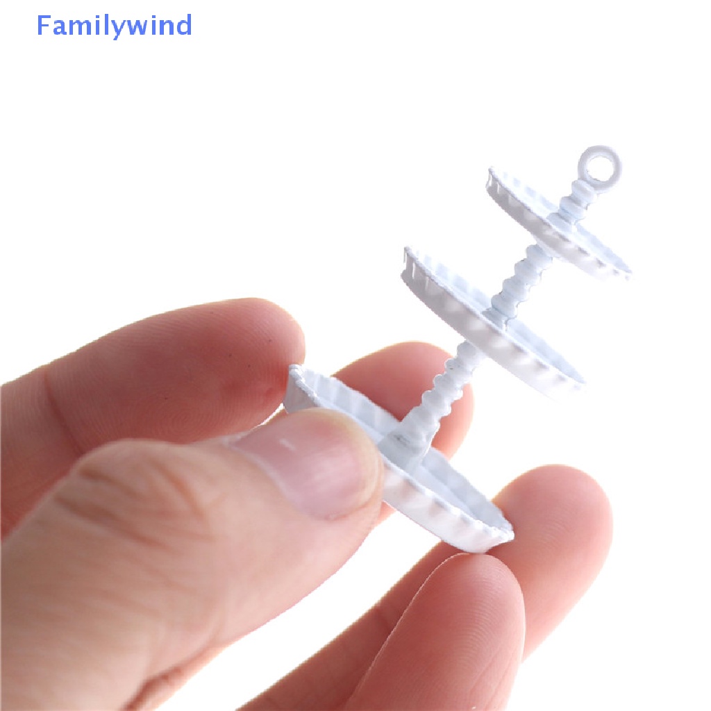 1 Giá Đỡ Bánh Kẹo Tráng Miệng 3 Tầng Bằng Kim Loại Màu Trắng 1 / 12 Dùng Trang Trí Nhà Búp Bê