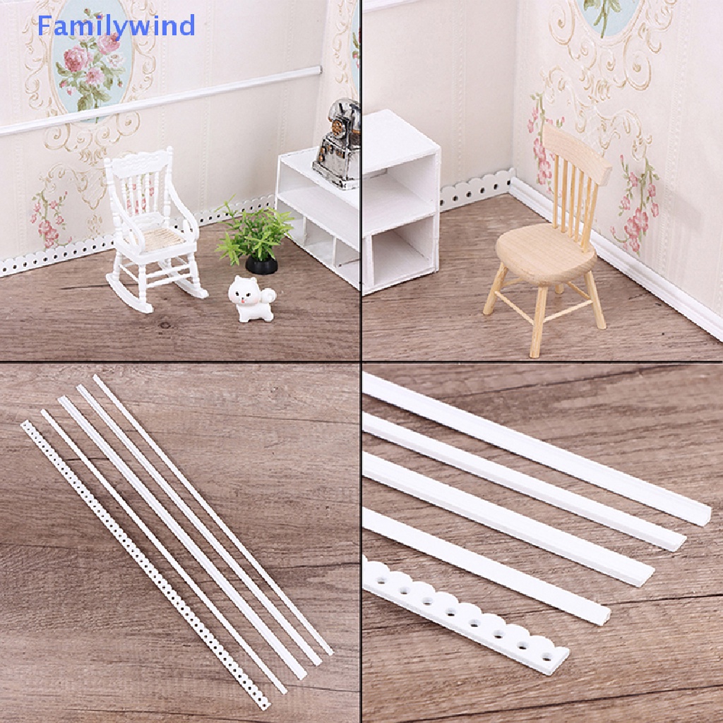 Set 8 Đường Viền Gỗ 1: 12 Trang Trí Nhà Búp Bê 45cm