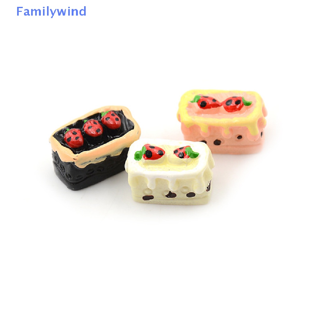 Set 8 Mô Hình Bánh Quy Mini Tỉ Lệ 1 / 6 1 / 12 Trang Trí Nhà Búp Bê