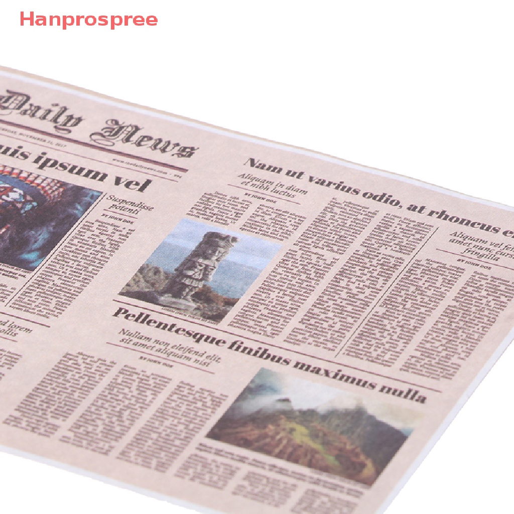 Set 8 Mô Hình Báo Trang Trí Nhà Búp Bê Tỉ Lệ 1: 12