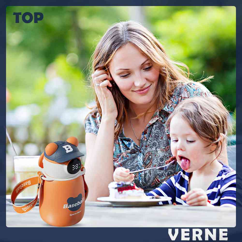 Bình Đựng Nước Cách Nhiệt 450ML 450ML Thiết Kế Dễ Thương Tiện Dụng Cho Gia Đình / Văn Phòng / Trường Học