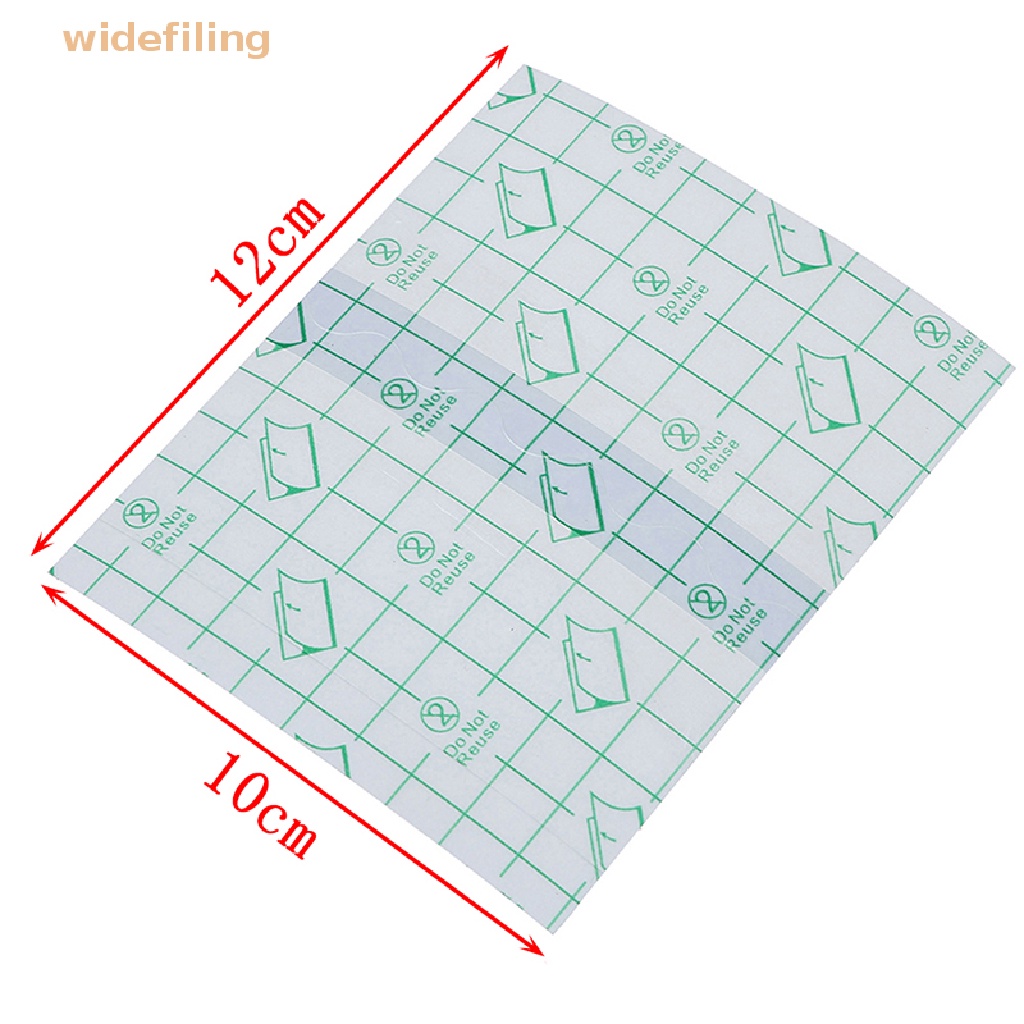 Bộ 10 Miếng Dán Cố Định Vết Thương Trong Suốt Chống Thấm Nước