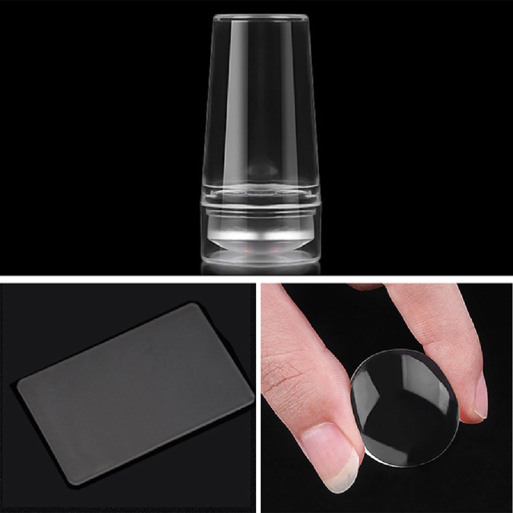 Dụng Cụ Cạo Sơn Móng Tay Bằng Silicone Trong Suốt