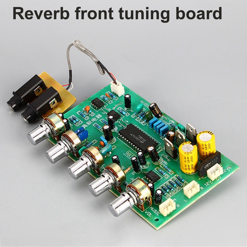 1 Bảng Mạch Khuếch Đại Âm Thanh Karaoke Reverb Ngoại trừ M65831 OP Amp Prea Chất Lượng Cao