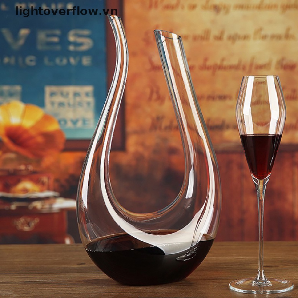 Hộp Đựng Tách Rượu Vang Hình Chữ U Pha Lê Sáng Tạo