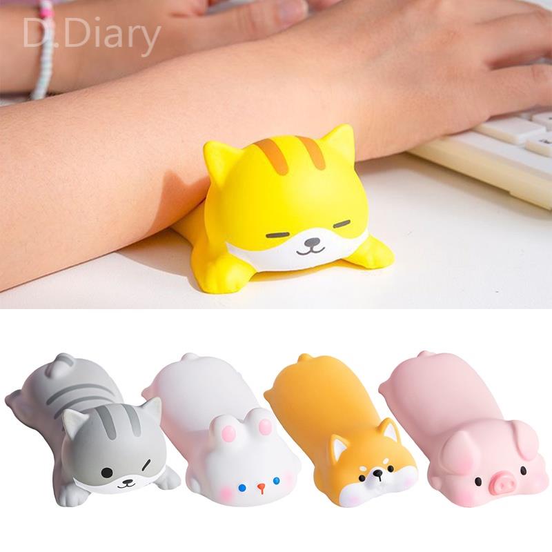 Đồ Chơi Đệm Cổ Tay Dùng Chuột Máy Tính / Laptop Thiết Kế Dễ Thương