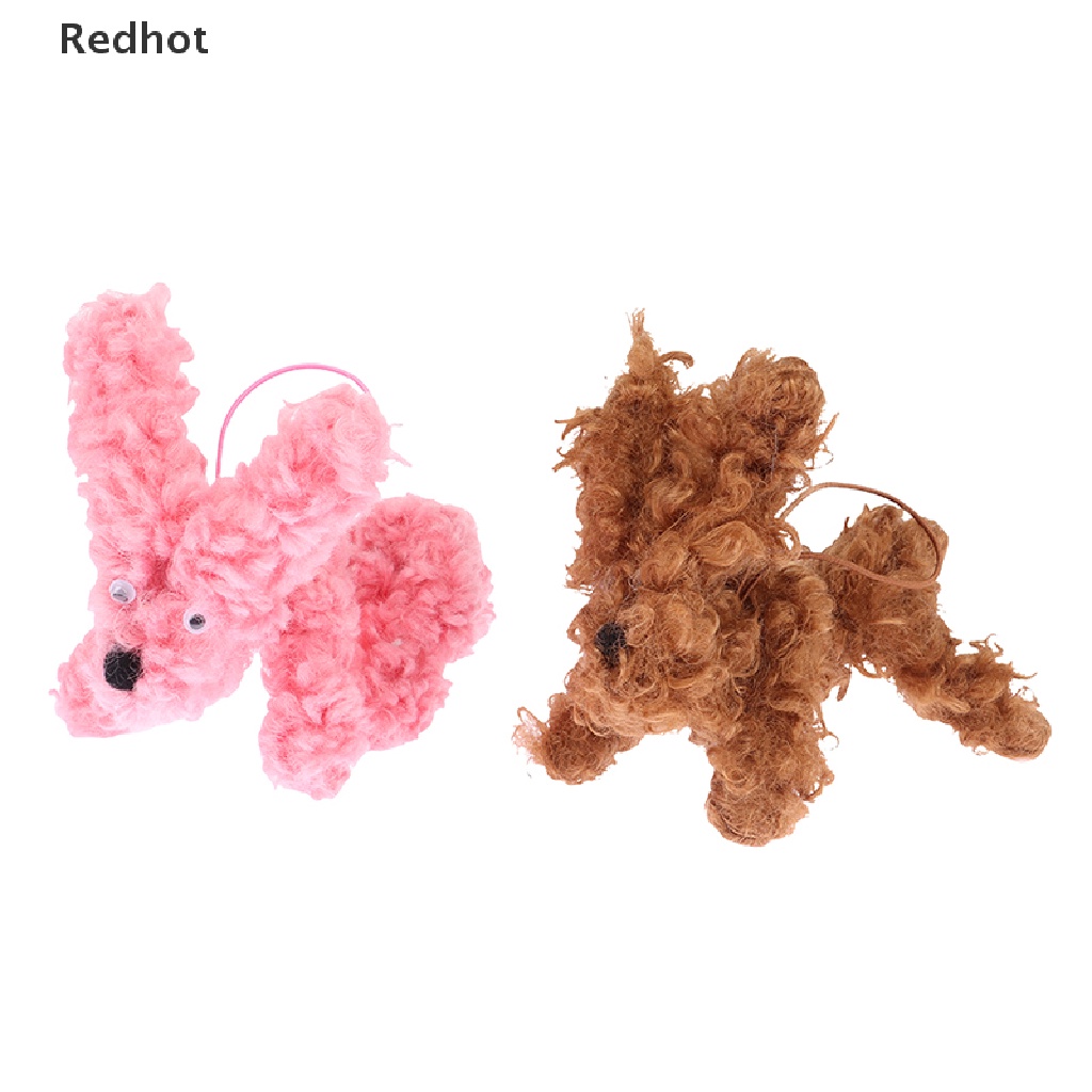 < Redhot > Móc Khóa Vải Canvas Hình Chú Chó Nhồi Bông Hoạt Hình Sáng Tạo