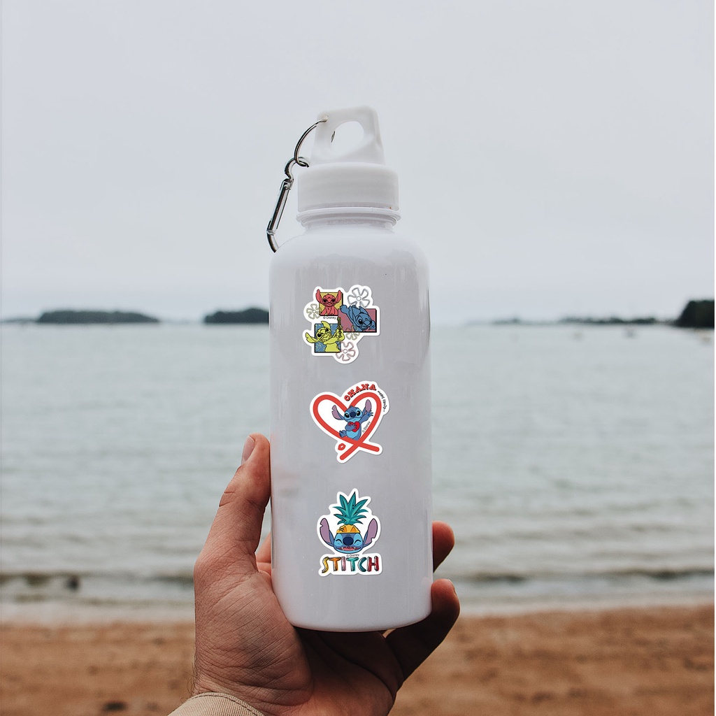 ❉ Disney. Hình Dán Lilo &amp; Stitch Series 02 ❉ Bộ 50 Sticker Chống Thấm Nước Họa Tiết Doodle Hợp Thời Trang
